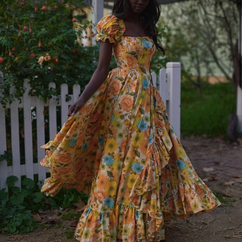 Selkie Mod Foxglove Gown XS - Picture 4 of 11
